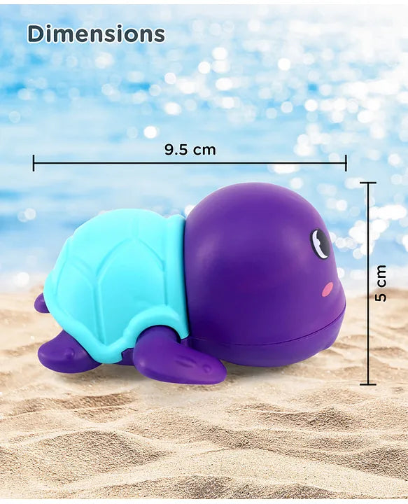 Cute Swimming Turtle Bath Toys for Kids Wind Up Toys for 1 Year Old Kids