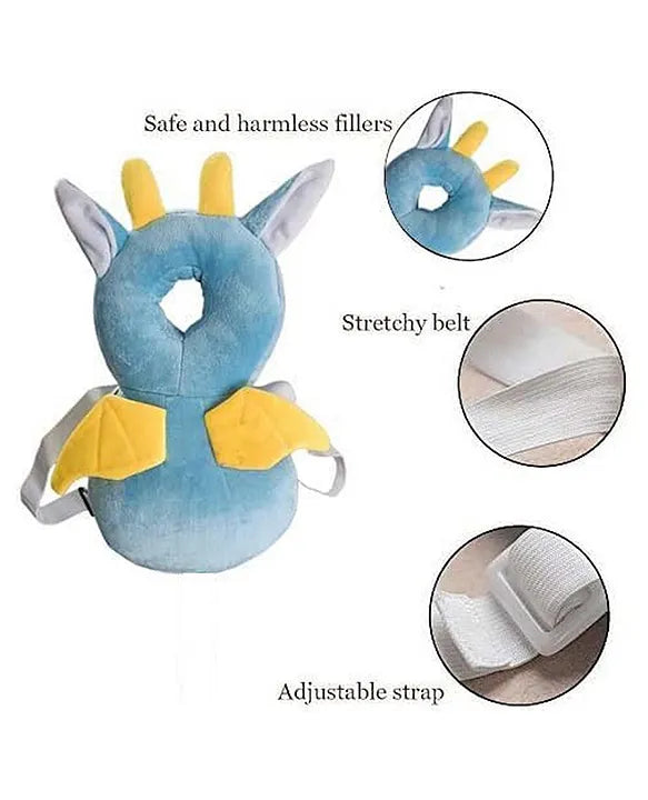 Baby Back Head Protector Toddlers Head Safety Pad Cushion Flexible Strap